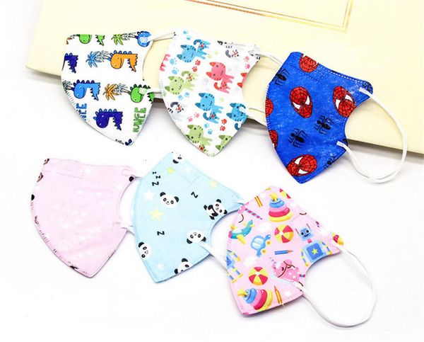 

dust-proof protective mouth and nose mask printing baby meltblown cloth mask student disposable mask multi-layer, Silver