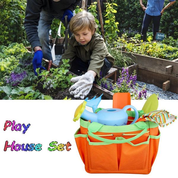 

8 piece suit children garden outdoor set lightweight hand bag for children working in the garden metal and 600d oxford cloth wmtvtl xhlove