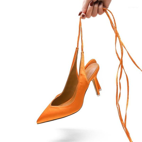 

dress shoes spring 2021 style pointed toe high heel strap women's evening party [transaction screens]1, Black