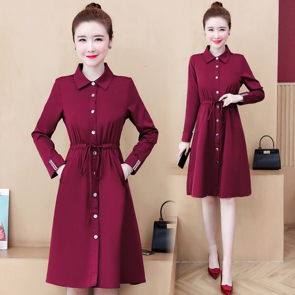 

womens large plus size in red shirt 2021 long spring sleeve casual low blouse dressed rh3o, Black;gray