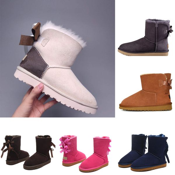 

2021 australia wgg womens uggs ugg ugglis bowknot classic tall half women boots shoes takato snow winter 3 27qb#, Black