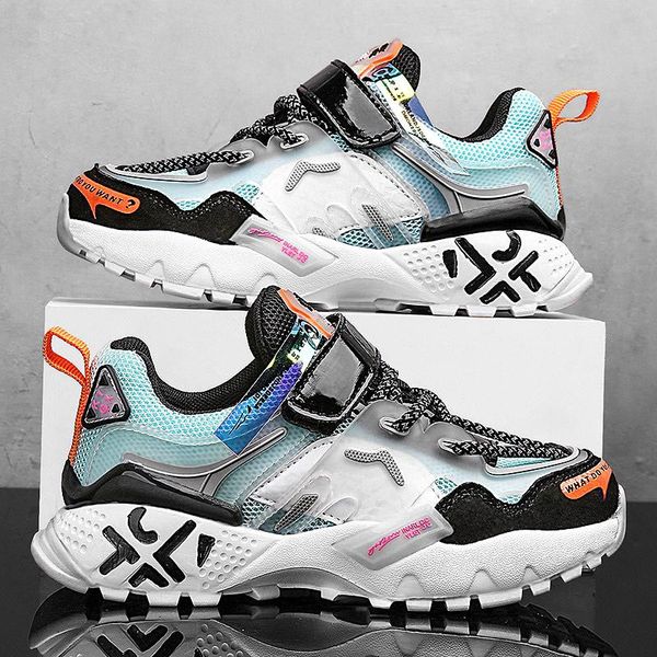 

casual shoes kids sneakers fashion autumn winter children shoes trend boys girls sneakers breathable walking toddler trainers, Black