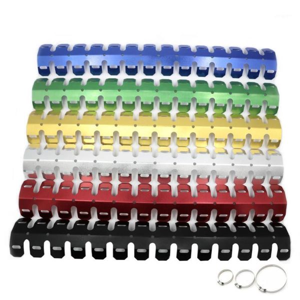

motorcross dirt bike for exhaust muffler pipe leg protector curve heat shield cover1