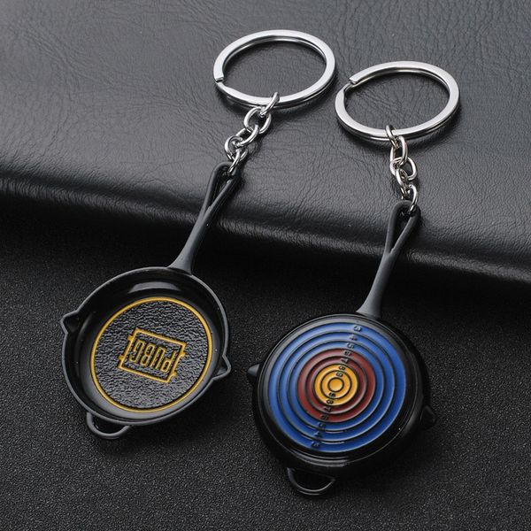 

2021 playerunknown's battlegrounds ak47 gun weapon model pendant keychain eating chicken game surrounding 12cm internet cafe gift keych