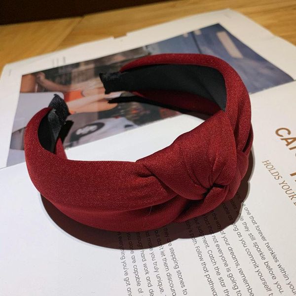 

women sponge wide headband solid color cross knotted head hoop headwrap sweet fashion female turban hair accessories q bbyvhy