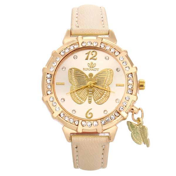 

factory sale women's luxury watch with diamond necklace, Slivery;brown
