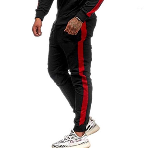 

running pants 2021 jogging men gym sport wear joggers leggings training sweatpants 4 colors1, Black;blue