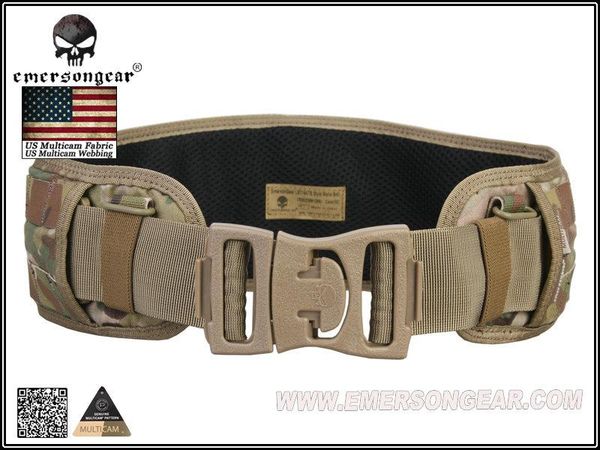 

style molle men tactical belt paintball wargame waist support kg-693, Black;gray