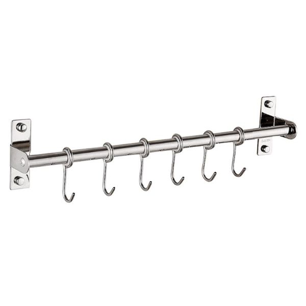 

hanger punch home holder screw fixed hanging utensils wall mounted storage rack pan tools stainless steel pot organizer