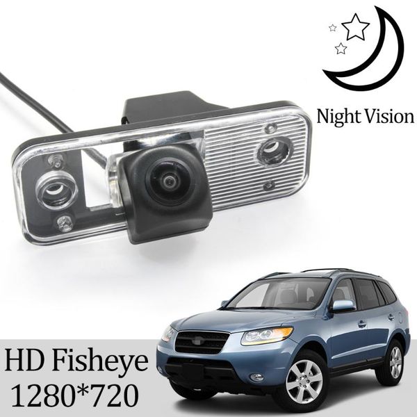 

owtosin hd 1280*720 fisheye rear view camera for santa fe (cm) suv 2005-2012 car vehicle reverse parking accessories