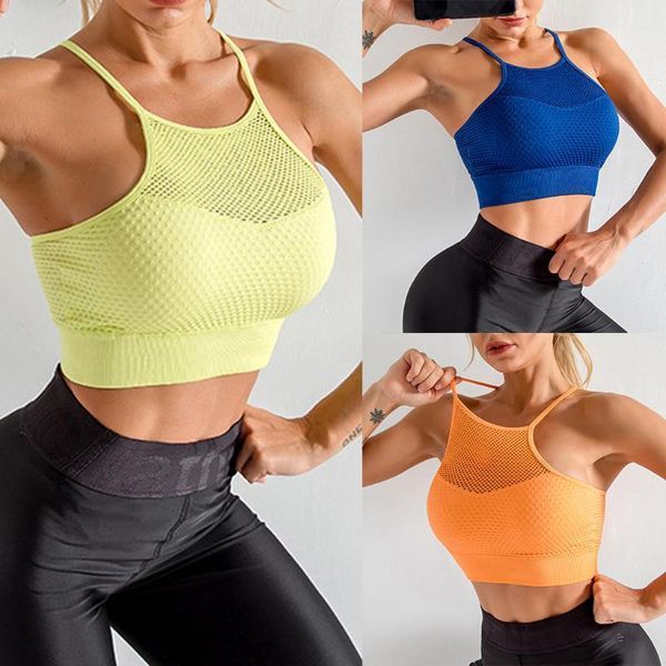 

gym clothing women sport bra fitness hollow yoga for cup a-d black white running crop push up sports1, White;black