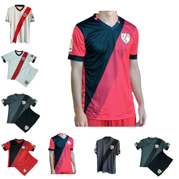 

man kids kit 2020 2021 rayo vallecano soccer jerseys home away alex moreno soccer jerseys 20 21 new sad rayo vallecano 3rd football shirts, Black;yellow
