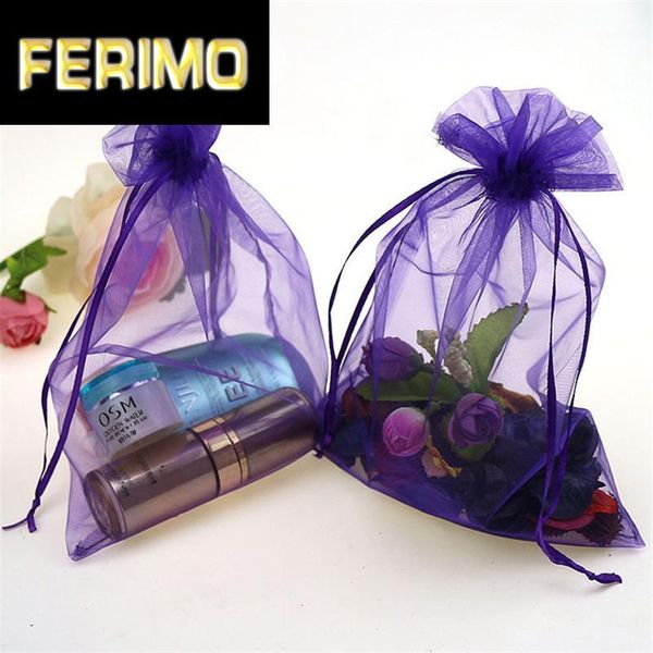 

gift wrap 50pcs 7x9 9x12 10x15 13x18cm organza bag jewelry packaging bags wedding party decoration drawable sachet pouches 551