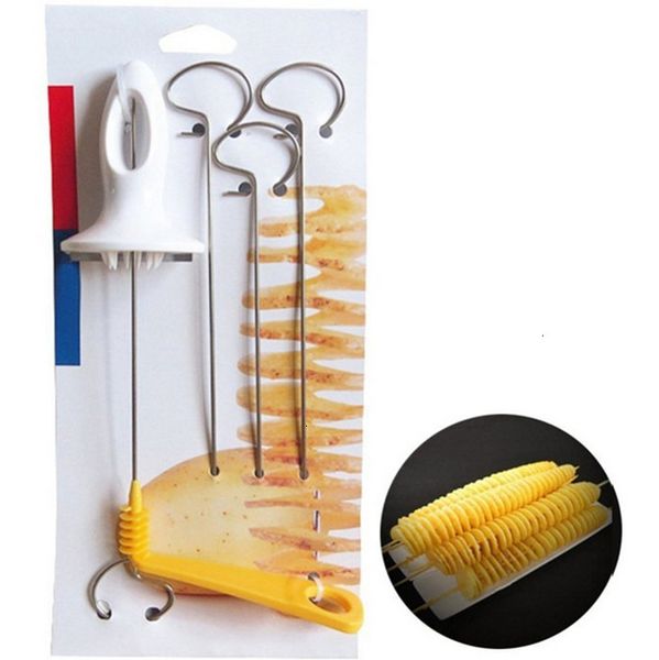 

fry spiral french tornado manual slicer cutter potato tower making twist shredder kitchen supplies
