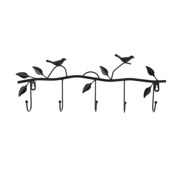 

hooks & rails creative iron bird clothes hook wall-mounted coat household storage door back