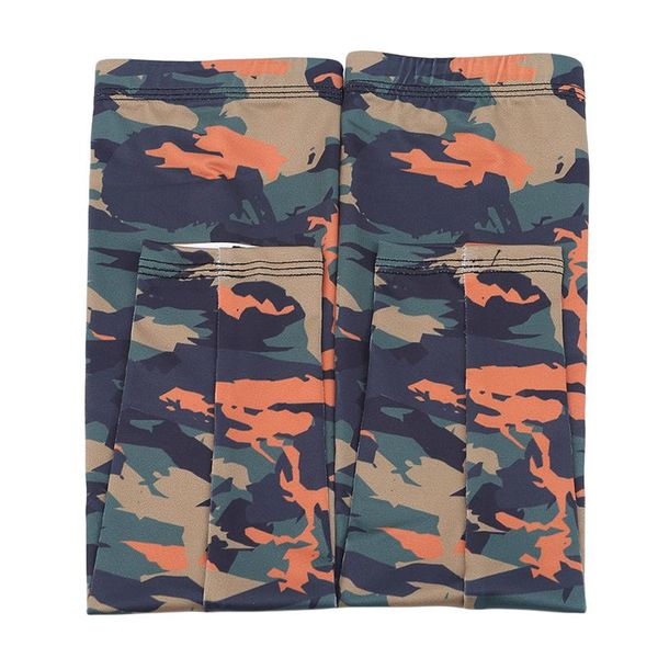 

camouflage tactical arm sleeves sun uv protection cover outdoor camping golf cycling bike sports guards arm sets, Black;gray