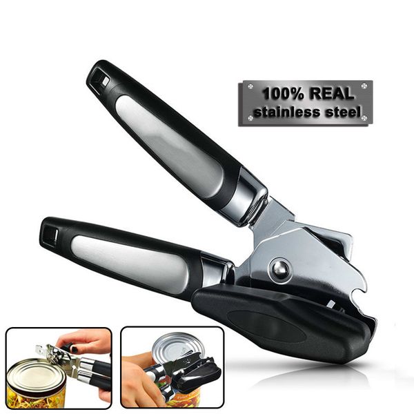 

stainless steel , professional ergonomic opener, side cutting manual can opener