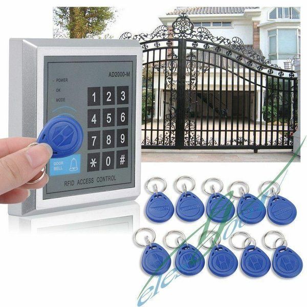 

rfid access control system device machine security 125khz rfid proximity entry door lock 1000 user1