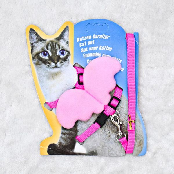 

adjustable pets dog collar and leash set pet supply leash for dogs angel designer wing dog vest harness accessories wmtdof mywjqq