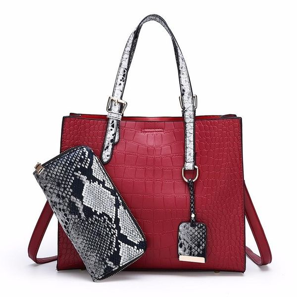 

2 pc/sets women purses and handbags large capacity casual tote bags female sac a main femme luxury handbags women bags designer