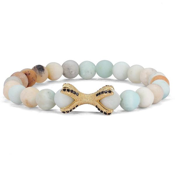

vintage luxury men's charm eight-claw bracelet matte stone bead bracelet handmade men and women friend jewelry gift bbyseg alice_bag