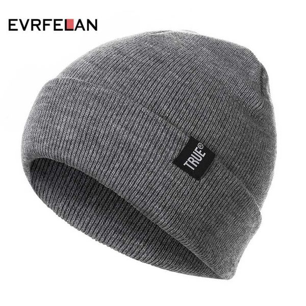 

evrfelan casual women's autumn winter beanie hat solid color knitted beanies hats for men winter hat kids designer bonnet gorro