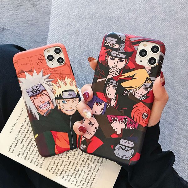 

japane animation naruto soft silicone back cover, suitable for vip 12, 11 pro, xs, max, 6 s, 7, 8 plus, x, xr, uz