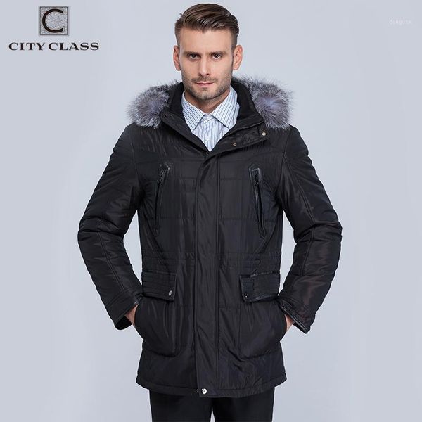 

city class winter jackets mens silver detachable hood removable quilted padded lining fashion casaco masculino parkas 363-141, Tan;black