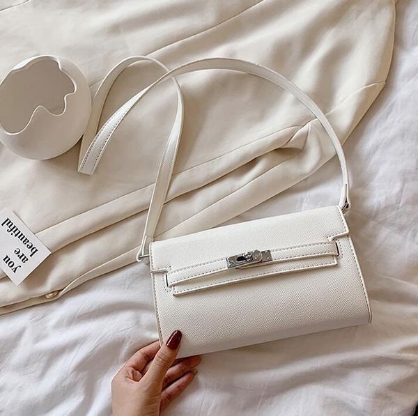

2020 new fashion women shoulder bags handbags women small plain lady totes crossbody bag more color, Brown;gray