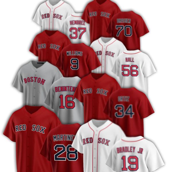

jd martinez chris sale ted williams jersey 50 mookie bett benintendi jackie bradley jr. carl yastrzemski sox kevin plawecki baseball jerseys, Blue;black