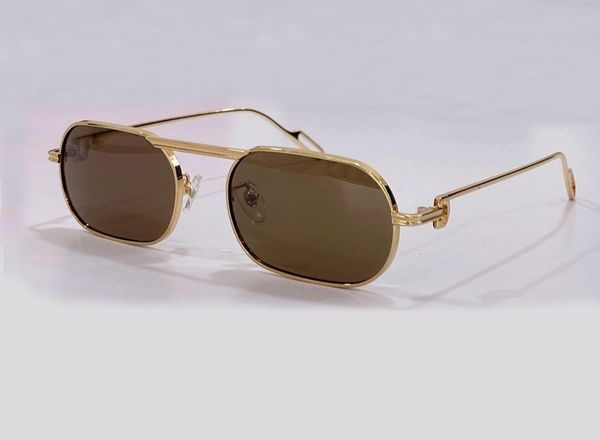 

gold brown pilot sunglasses 0112 occhiali da sole mens sport sunglasses uv400 protection eyewear with box, White;black