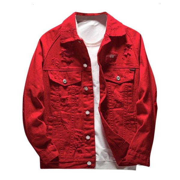 

mens bomber men's new fashion autumn winter casual denim letter jackets long sleeve coats windbreaker jaqueta masculina, Black