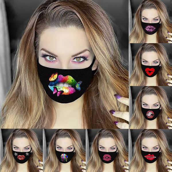

флаг для взрослых дизайнеров face maks красочных бандана для губ printed многоразовых мод роты перекрытие шарф tapabocas