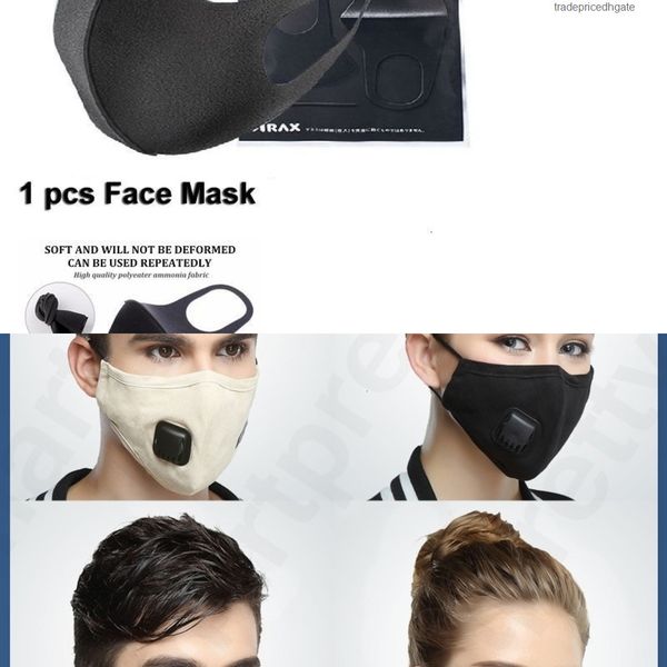 

a0zvh anti 2 pm2.5 k breather face fabric valve n 95 mask with suede filter mouth masks dust dustpro