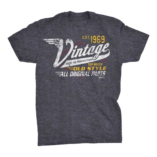 

50th birthday gift shirt vintage 1969 aged to perfection t shirts for men summer style men t shirt clothes sport hooded sweatshirt hoodie