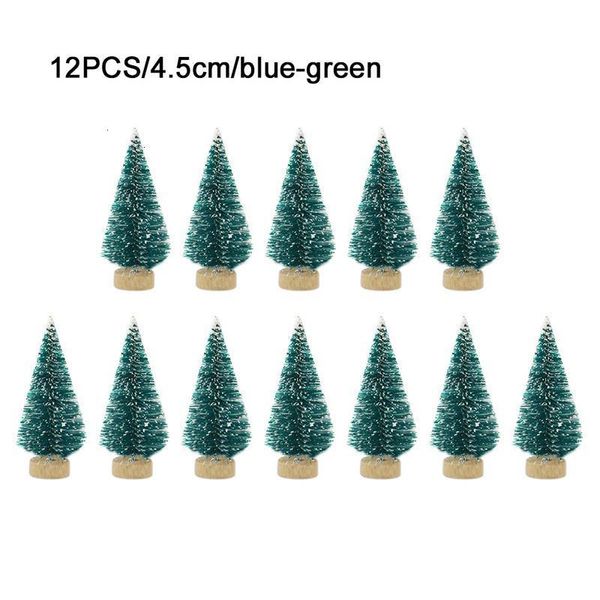 

cedar sisal decoration silk small christmas tree - gold silver blue green white mini n9zd