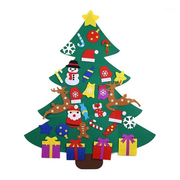 

kids diy felt christmas tree decoration santa snowman ornament children new year 57bb1