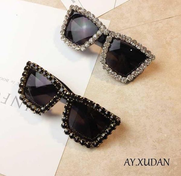 

social people female heavy metal drilling tide glasses sunglasses concert shooting props exaggeration, White;black