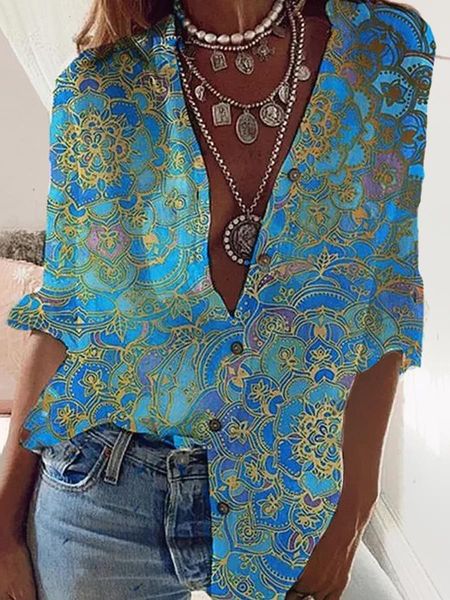 

fashion ladies shirt long sleeve casual shirt woman large size personalized printed drop shipping good quality, White