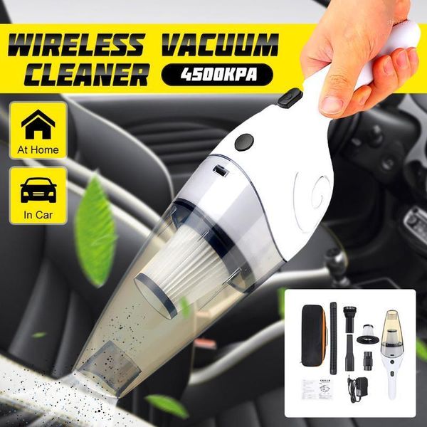 

electrical 120w wet dry car vacuum cleaner hand-held suction wireless rechargeable home & auto dual-use dust collector1