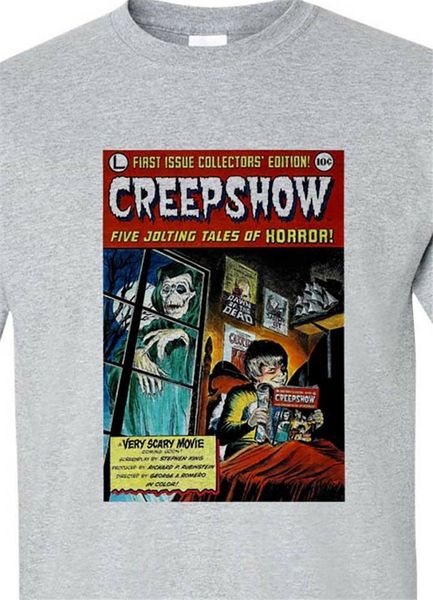 

creepshow t-shirt retro horror movie stephen king 1980s cotton blend graphic tee humorous tee shirt sport hooded sweatshirt hoodie