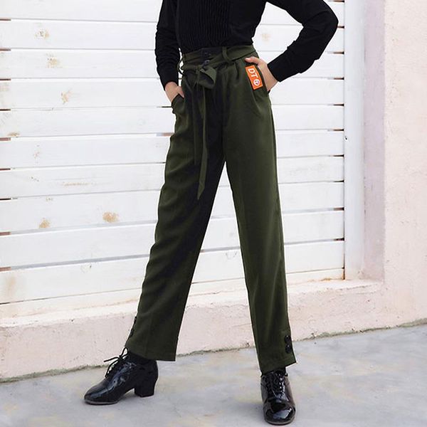 

stage wear latin dance pants for boys green samba costume tap wears outfit ballroom practice tango clothes jl2189, Black;red