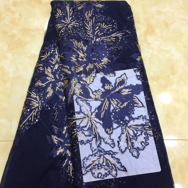 

african lace fashion french lace fabric nigerian sequins fabric bridal for women, Pink;blue