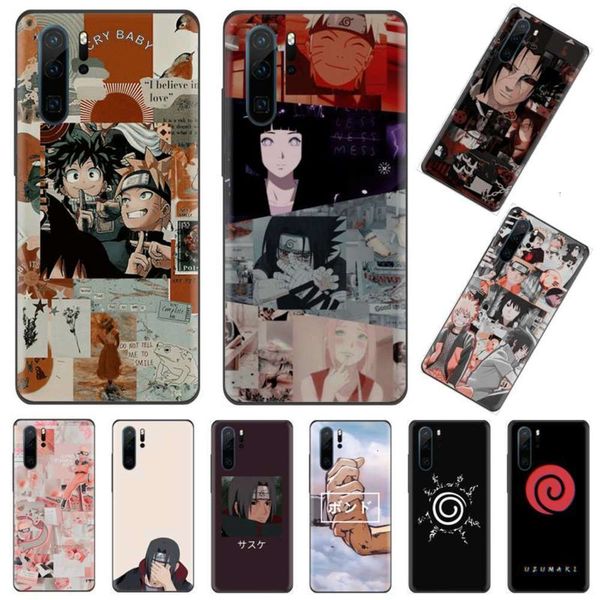 

naruto mobile phone animation soft cover, huawei p9 p10 p20 p30 lite 2019 plus pro p smart cover4fre