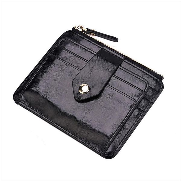 

men blocking short leather wallet hasp leather billfold purse wallet card holder coin purse monederos para mujer, Red;black