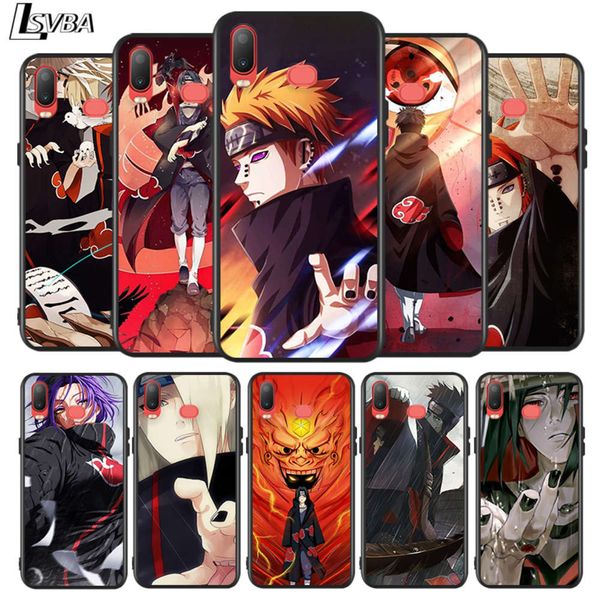 

naruto akatsuki is samsung galaxy a9 a8s a8 a7 a6s a6 a5 a3 a750 plus , , black star mobile phone case