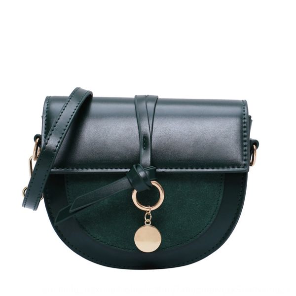 

semicircular frosted small autumn winter shoulder saddle bag2019 new saddle bag versatile single shoulder messenger bag woman nfamc