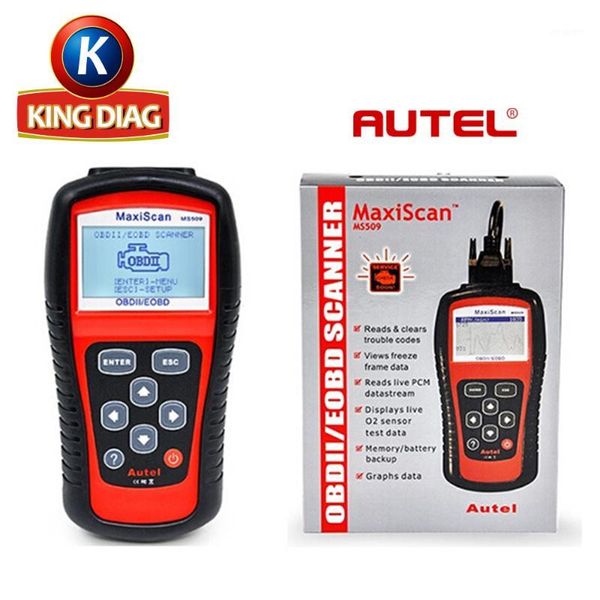 Strumenti diagnostici Vendita all'ingrosso Autel MaxiScan MS509 OBD Scan Tool OBD2 Scanner Lettore di codice Scanner automatico1