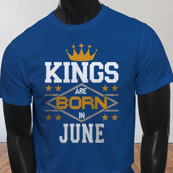 

new fashion low price round neck men tees kings born in june crown birthday gemini cancerarmy short sleeve sport hooded sweatshirt hoodie