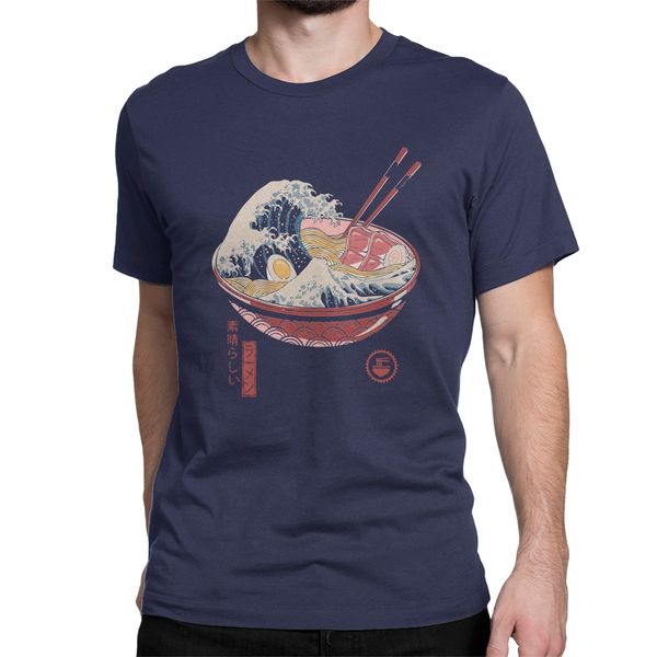 

sport men great ramen wave t shirts ramen noodles japanese harajiku style food cotton clothes short sleeve tees new arrival t-shirt